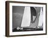 Sailboats Weatherly and Australian Contender Gretel in America's Cup Races-George Silk-Framed Photographic Print