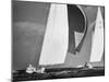 Sailboats Weatherly and Australian Contender Gretel in America's Cup Races-George Silk-Mounted Photographic Print