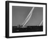 Sailboats Weatherly and Australian Contender Gretel in America's Cup Races-null-Framed Photographic Print