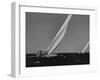Sailboats Weatherly and Australian Contender Gretel in America's Cup Races-null-Framed Photographic Print