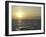 Sailboats with Sunset-Michael Brown-Framed Photographic Print