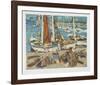 Sailboats-Eugene Baboulene-Framed Collectable Print