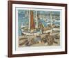 Sailboats-Eugene Baboulene-Framed Collectable Print