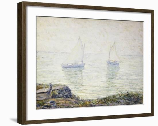 Sailboats-Ernest Lawson-Framed Giclee Print