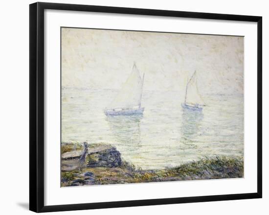 Sailboats-Ernest Lawson-Framed Giclee Print