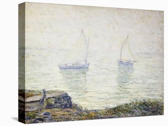 Sailboats-Ernest Lawson-Stretched Canvas