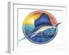 Sailfish Illustration-FlyLand Designs-Framed Giclee Print