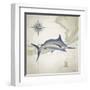 Sailfish Map I-Rick Novak-Framed Art Print