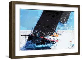 Sailing 1-Savannah Miller-Framed Art Print