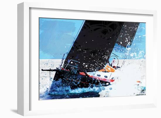 Sailing 1-Savannah Miller-Framed Art Print