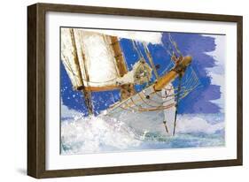 Sailing 2-Savannah Miller-Framed Art Print