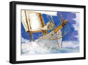 Sailing 2-Savannah Miller-Framed Art Print