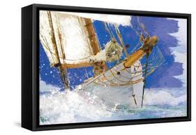 Sailing 2-Savannah Miller-Framed Stretched Canvas