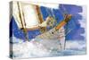 Sailing 2-Savannah Miller-Stretched Canvas