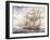 Sailing Along Coast of Falkland Islands with Schooner Sarandi in 1832-1833-null-Framed Giclee Print