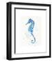 Sailing Along (Seahorse)-Sillier than Sally-Framed Art Print