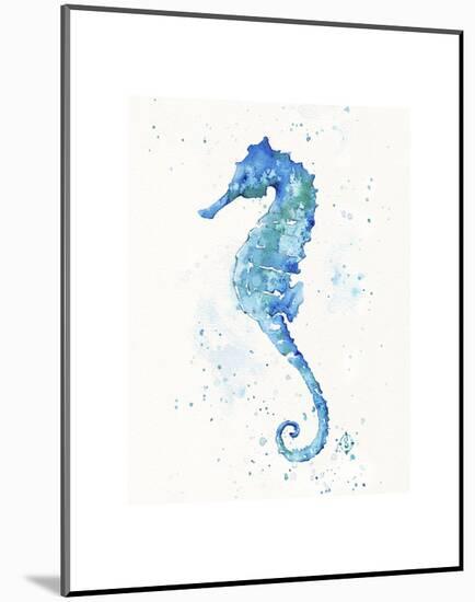 Sailing Along (Seahorse)-Sillier than Sally-Mounted Art Print