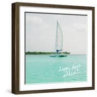 Sailing Along the Island I-Acosta-Framed Art Print