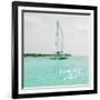 Sailing Along the Island I-Acosta-Framed Art Print