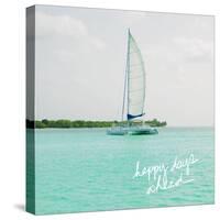 Sailing Along the Island I-Acosta-Stretched Canvas