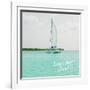 Sailing Along the Island I-Acosta-Framed Premium Giclee Print