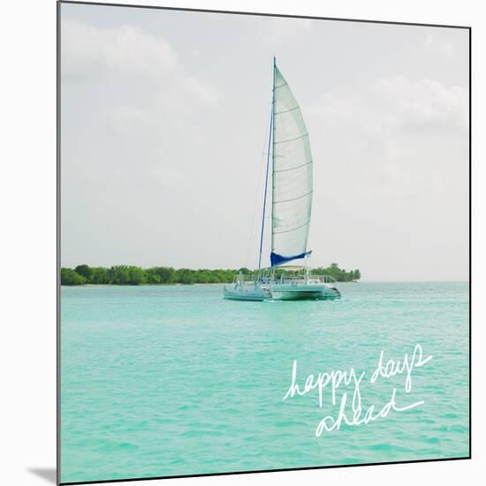 Sailing Along the Island I-Acosta-Mounted Premium Giclee Print