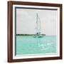 Sailing Along the Island I-Acosta-Framed Premium Giclee Print