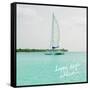 Sailing Along the Island I-Acosta-Framed Stretched Canvas