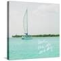 Sailing Along the Island II-Acosta-Stretched Canvas