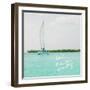 Sailing Along the Island II-Acosta-Framed Premium Giclee Print