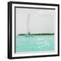 Sailing Along the Island II-Acosta-Framed Premium Giclee Print