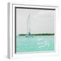 Sailing Along the Island II-Acosta-Framed Premium Giclee Print