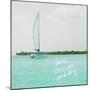 Sailing Along the Island II-Acosta-Mounted Premium Giclee Print