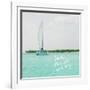 Sailing Along the Island II-Acosta-Framed Premium Giclee Print