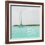 Sailing Along the Island II-Acosta-Framed Premium Giclee Print