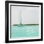 Sailing Along the Island II-Acosta-Framed Art Print