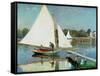 Sailing at Argenteuil, c.1874-Claude Monet-Framed Stretched Canvas