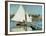Sailing at Argenteuil, c.1874-Claude Monet-Framed Giclee Print