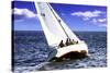 Sailing at Day's End-Alan Hausenflock-Stretched Canvas