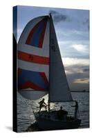 Sailing at Dusk, C.1990-null-Stretched Canvas