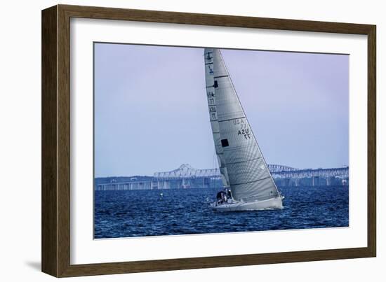 Sailing at Dusk I-Alan Hausenflock-Framed Photographic Print