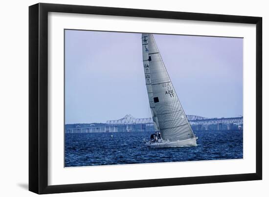 Sailing at Dusk I-Alan Hausenflock-Framed Photographic Print