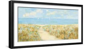 Sailing at Sandy Bay-Hazel Barker-Framed Giclee Print