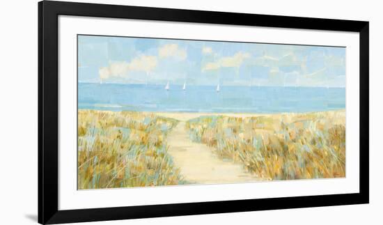 Sailing at Sandy Bay-Hazel Barker-Framed Giclee Print