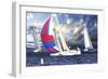 Sailing at Sunset II-Alan Hausenflock-Framed Photographic Print