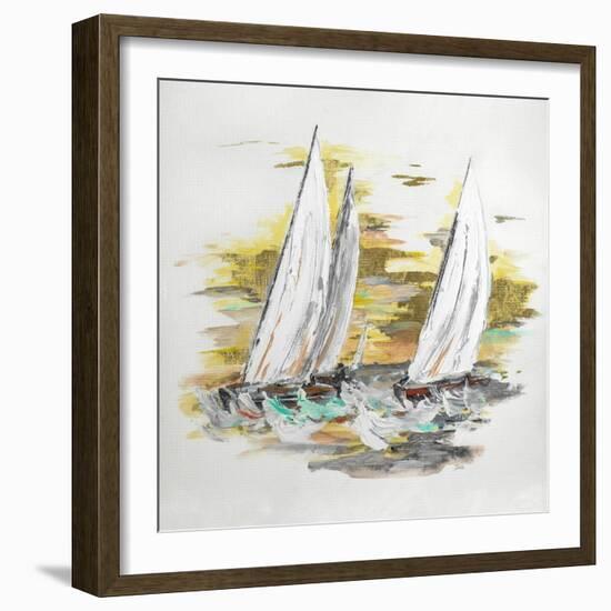 Sailing at Sunset II-Patricia Pinto-Framed Art Print