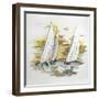 Sailing at Sunset II-Patricia Pinto-Framed Art Print
