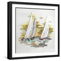 Sailing at Sunset II-Patricia Pinto-Framed Art Print