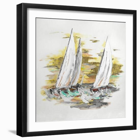 Sailing at Sunset II-Patricia Pinto-Framed Art Print