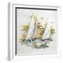 Sailing at Sunset II-Patricia Pinto-Framed Art Print